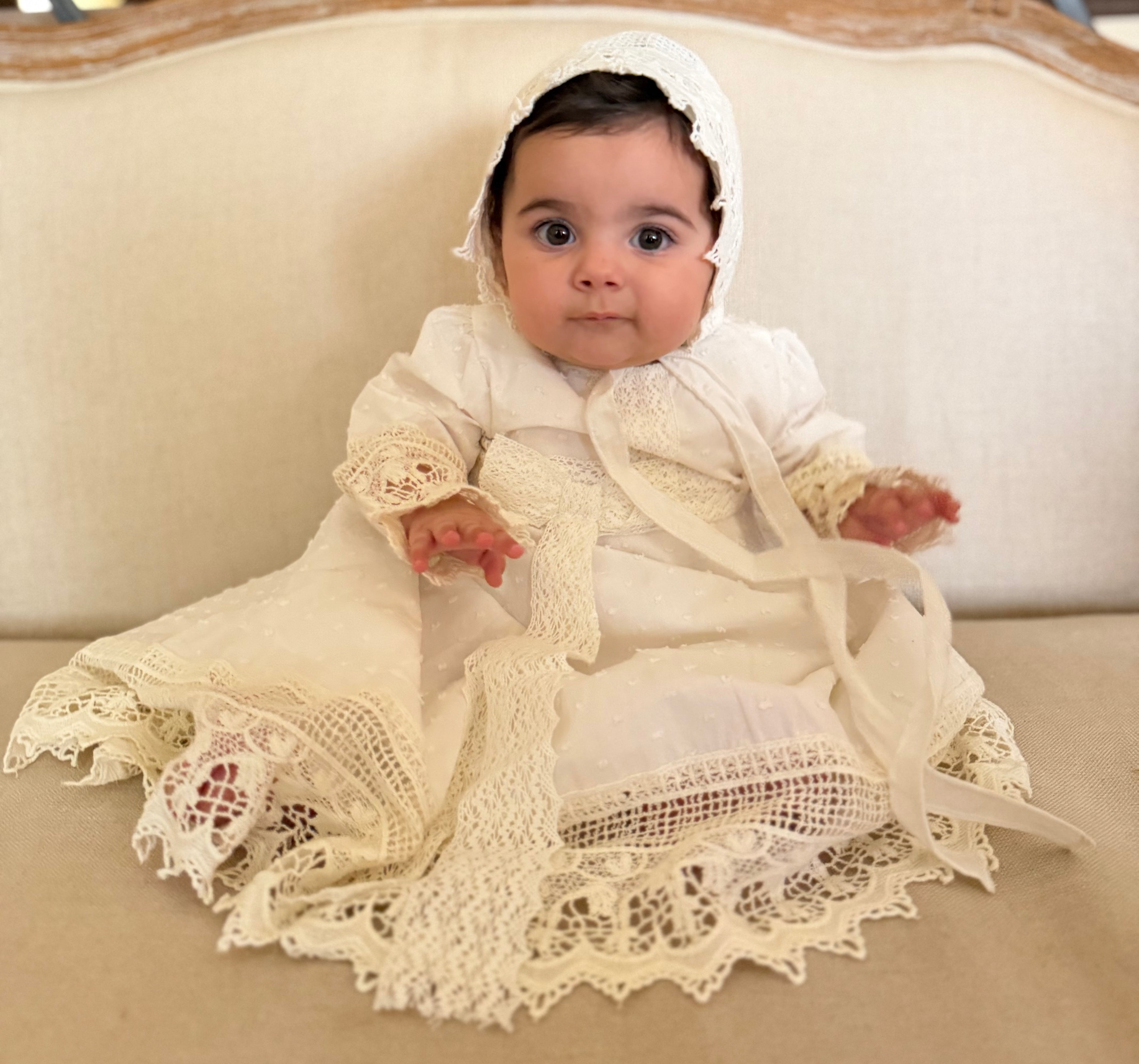 Baby Girl Baptism Dress Set