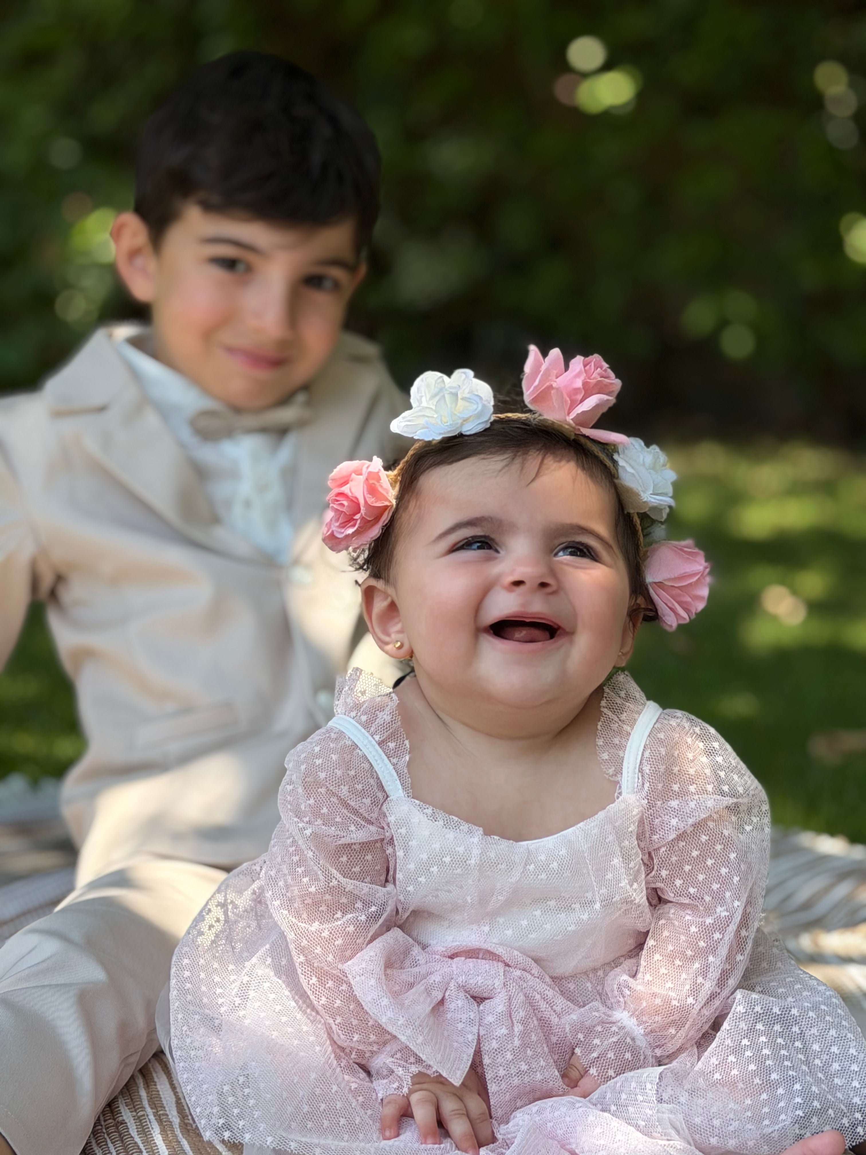 Newborn pink Lace Dress