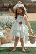 White Lace Girls Dress
