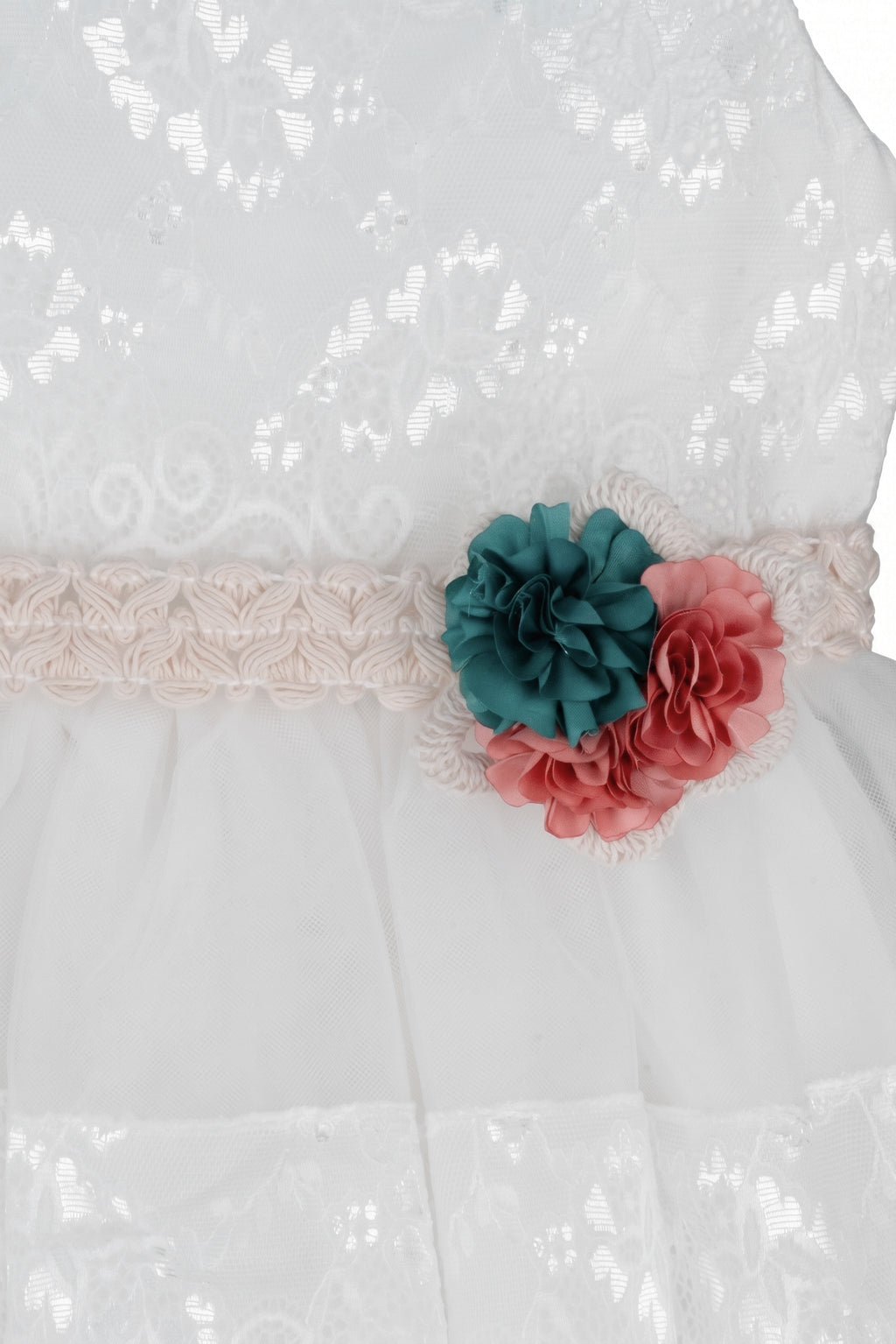 White Lace Girls Dress