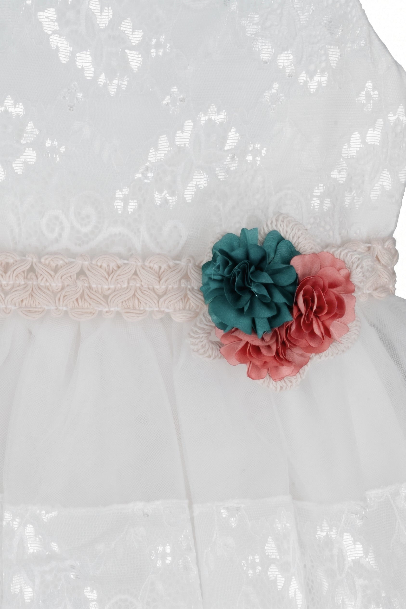 White Lace Girls Dress