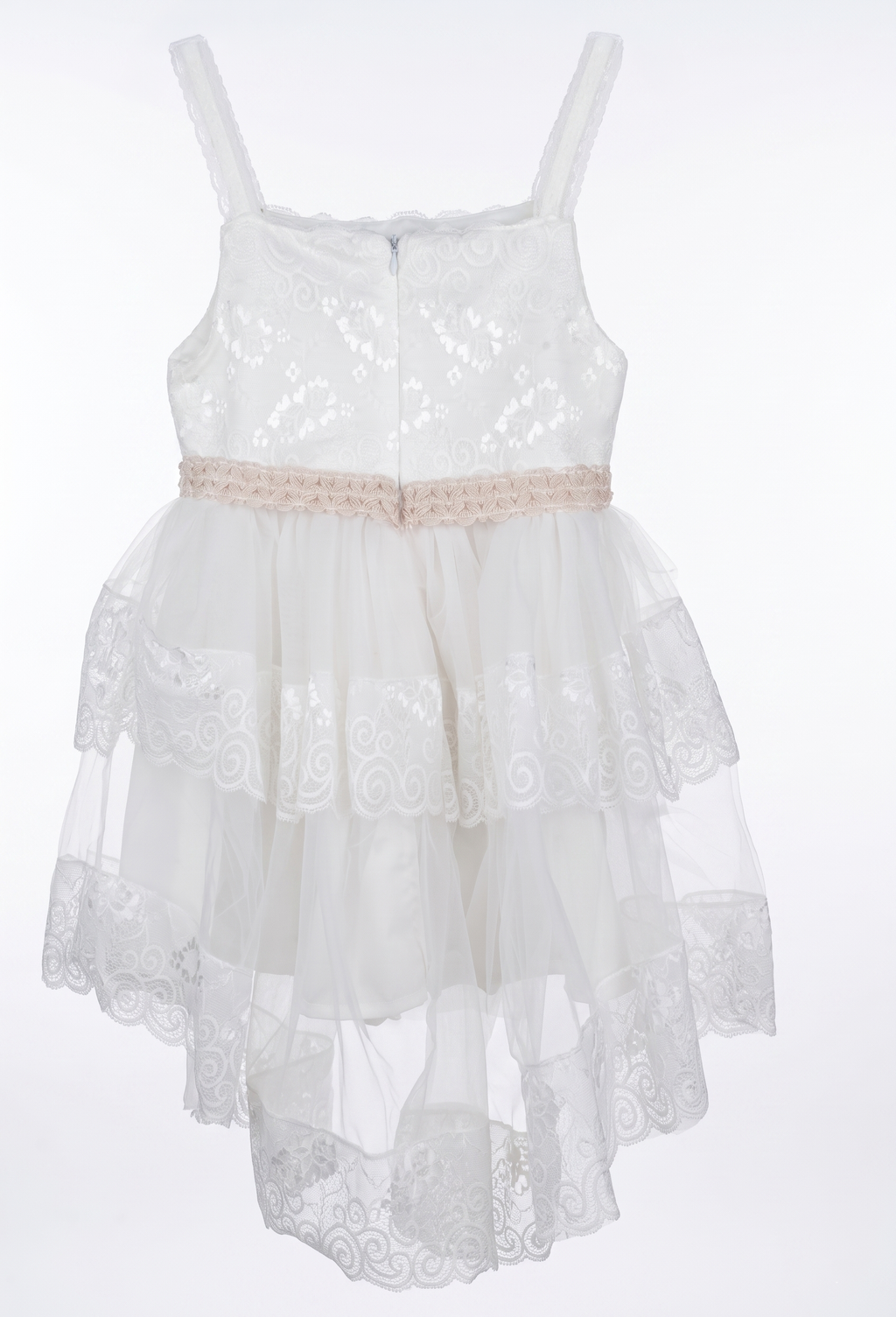 White Lace Girls Dress