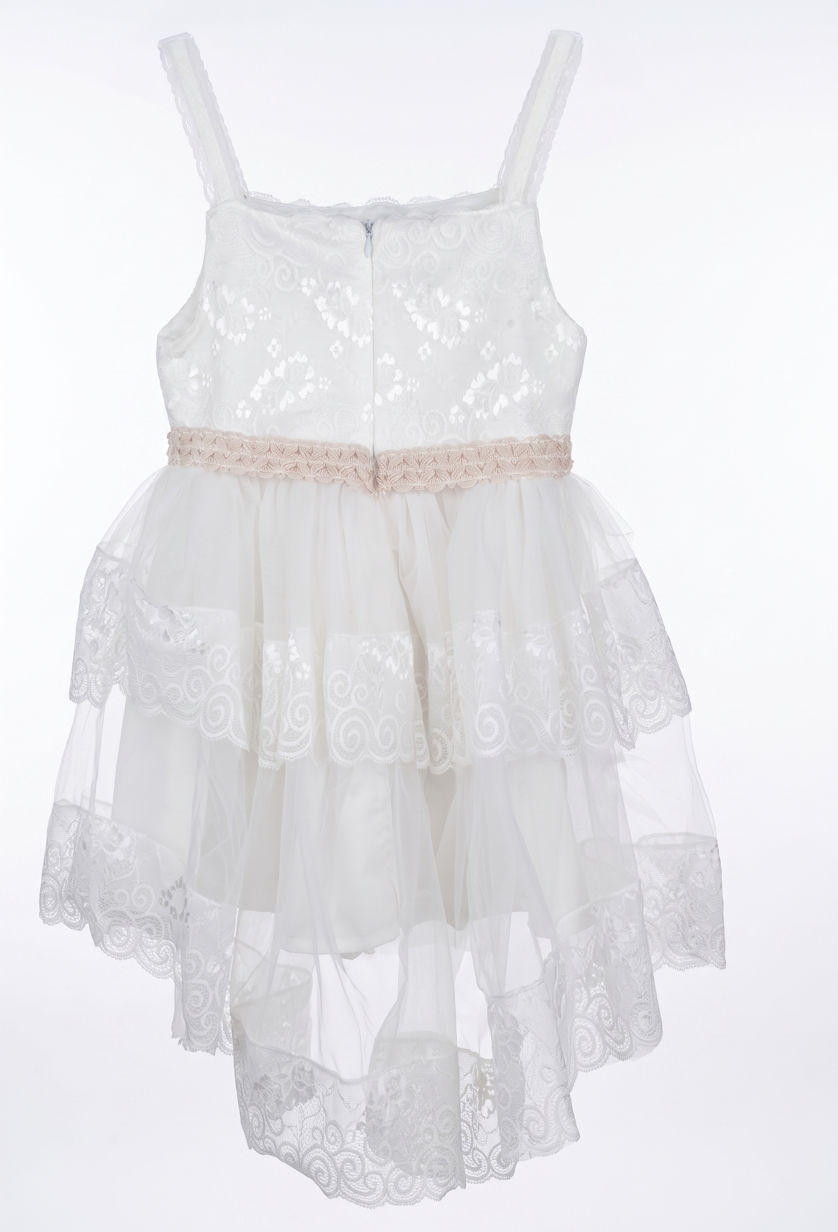 White Lace Girls Dress
